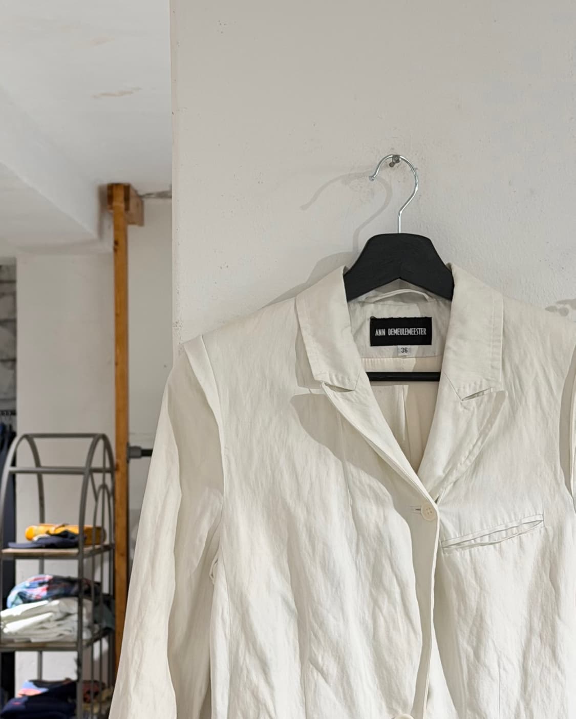 앤드뮐미스터 화이트 아카이브 아티저널 코트 상품이미지2