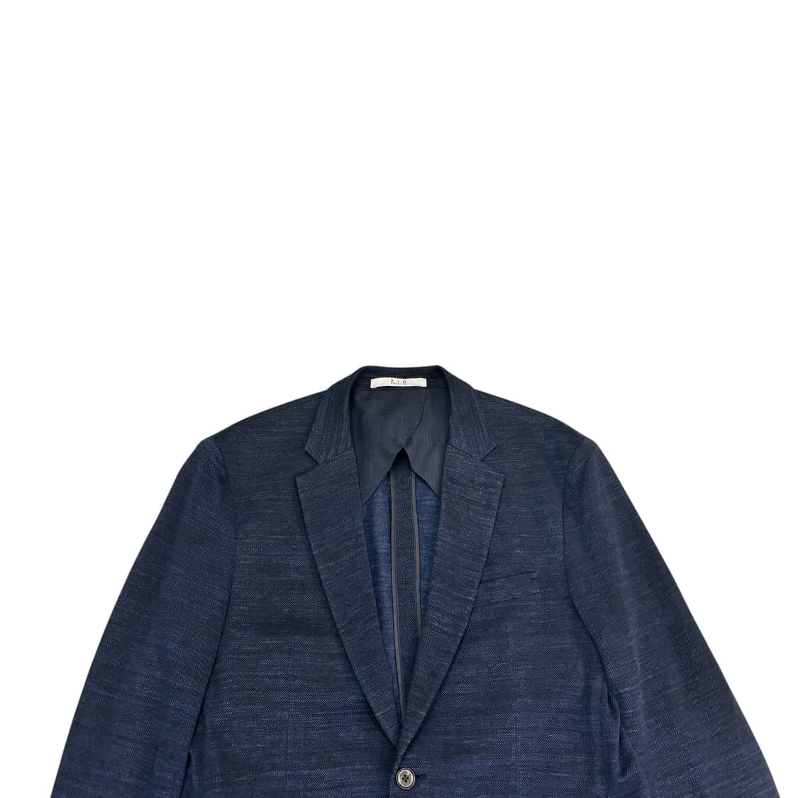 지오송지오 네이비 린넨 슬림 핏 블레이저 상품이미지2