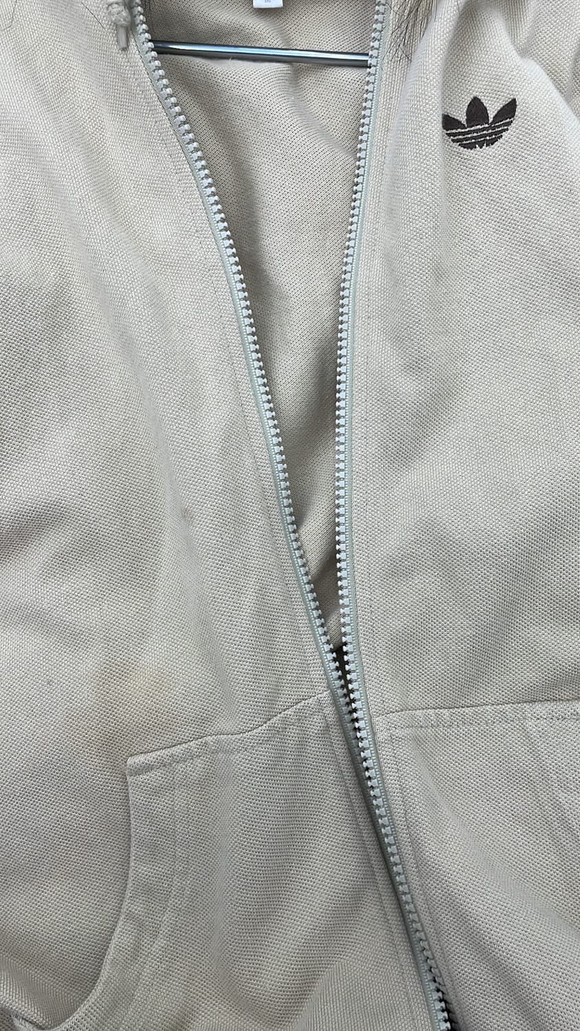 아디다스 90s 브라운 후드 퍼 와플 트랙탑 상품이미지7