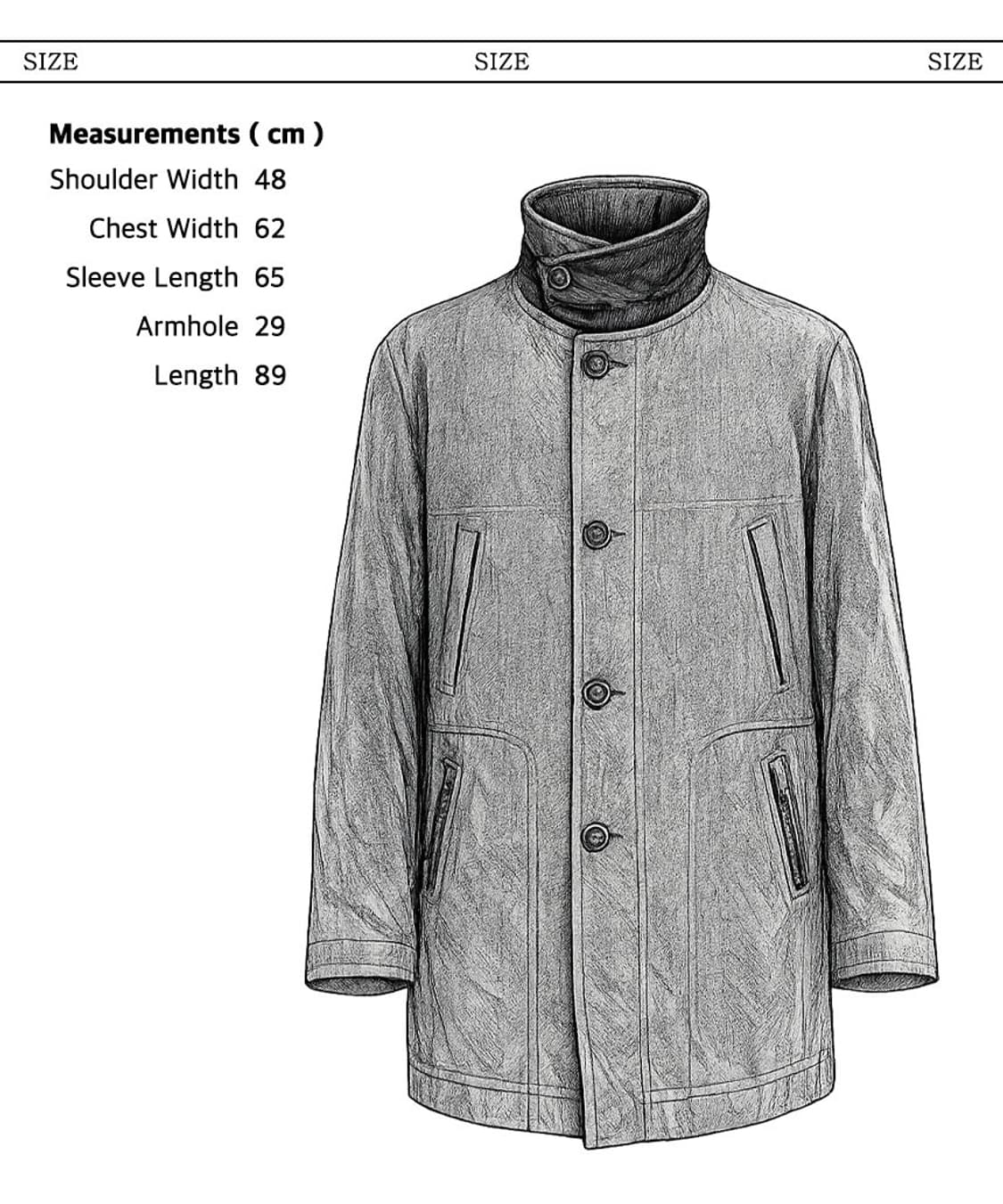 PAL ZILERI 울 하프 코트 상품이미지2