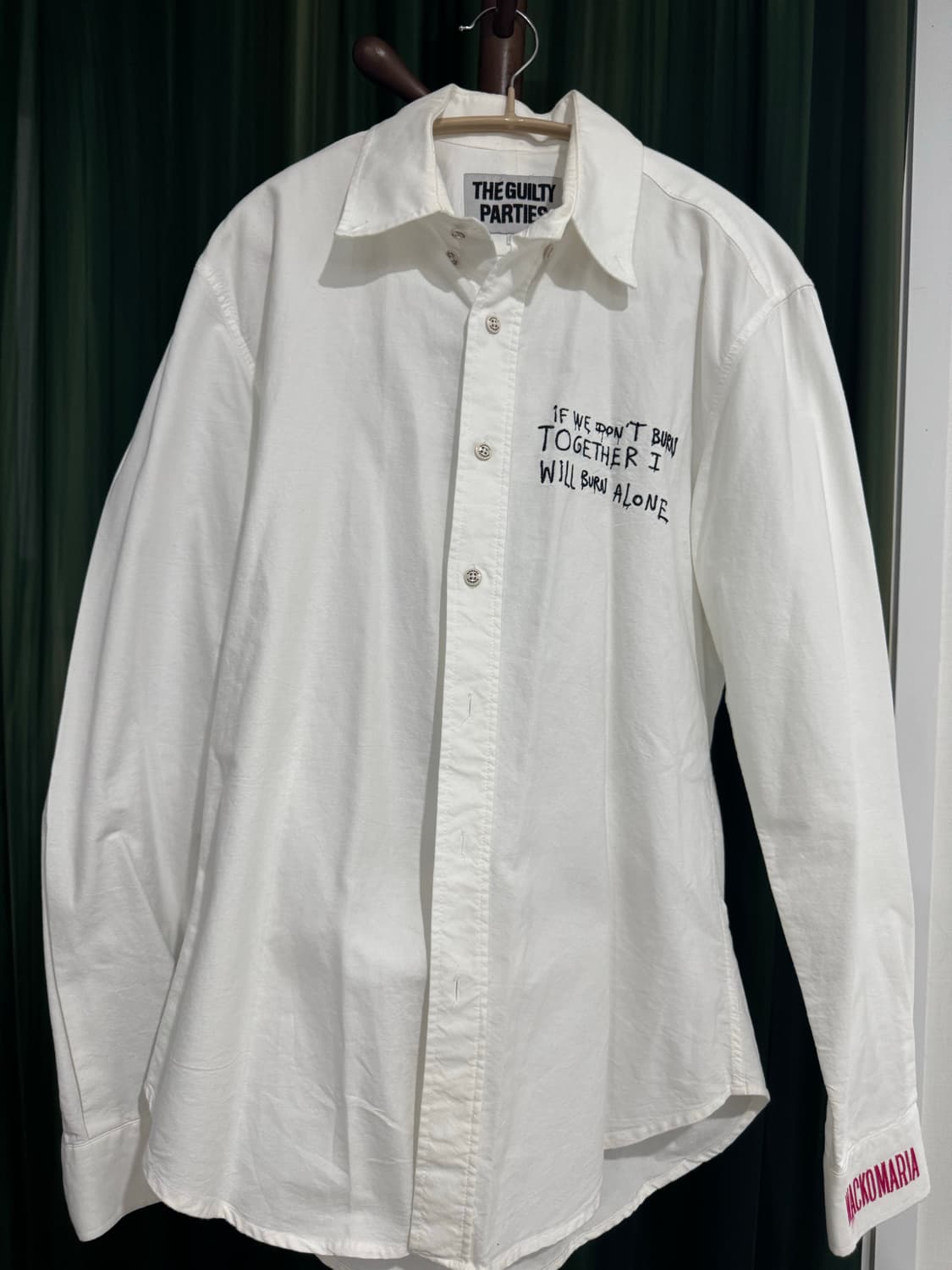 와코마리아 타이거 자수 셔츠 L 상품이미지1