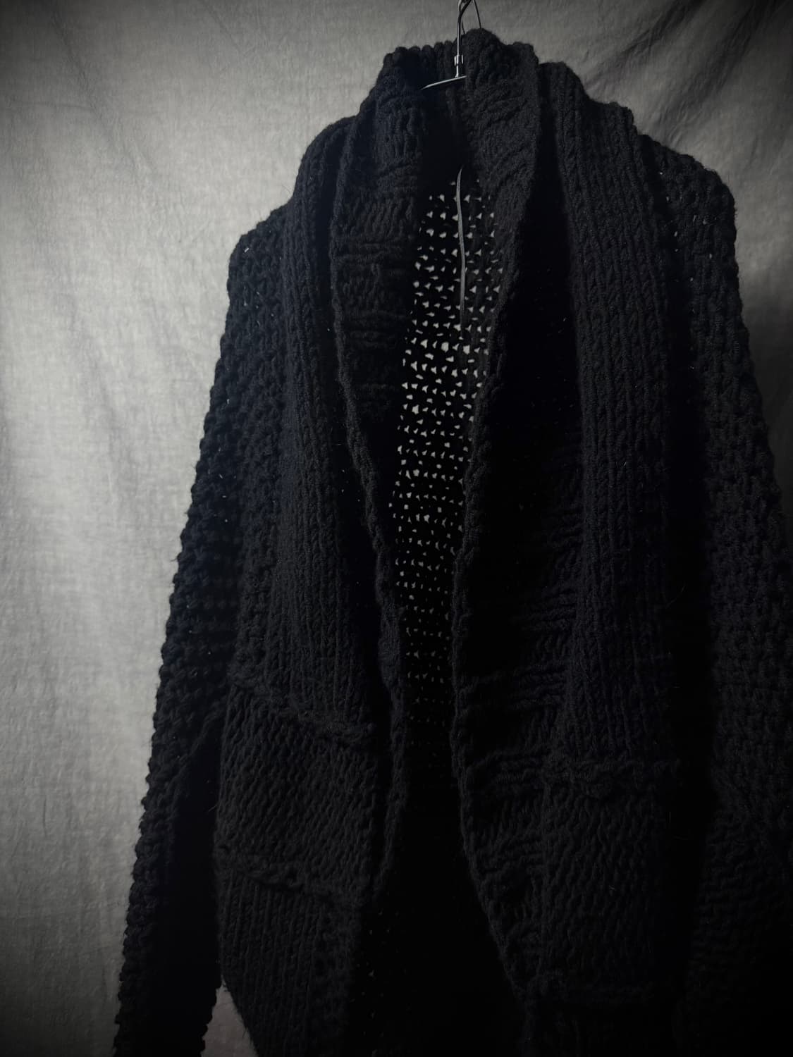 Masnada Hand Knitted Open Cardigan  상품이미지7