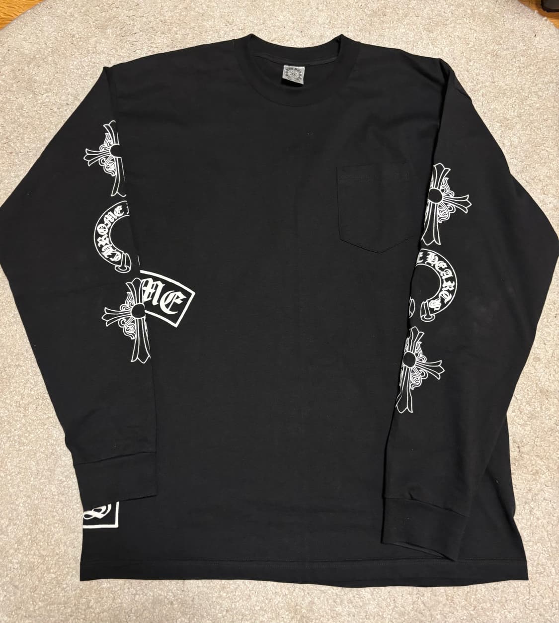 00s 올드 크롬하츠 멀티로고 롱슬리브 상품이미지1