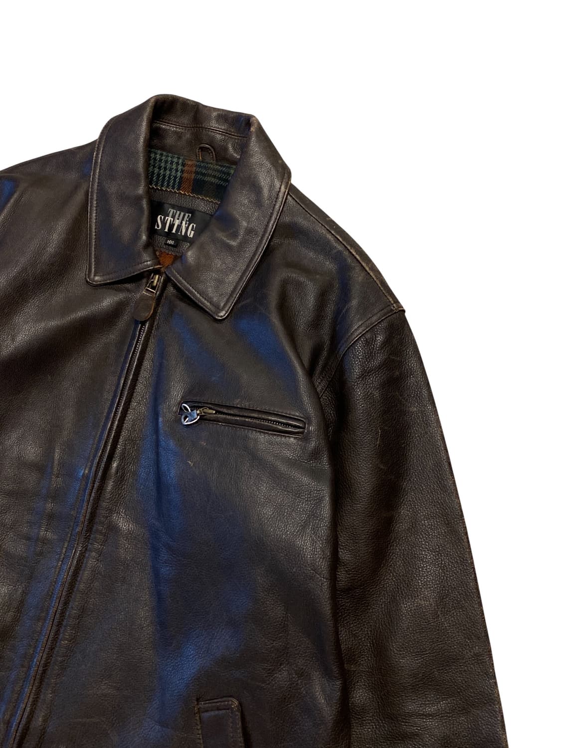 빈티지 레더 자켓 (Man XL) AA1038 상품이미지4