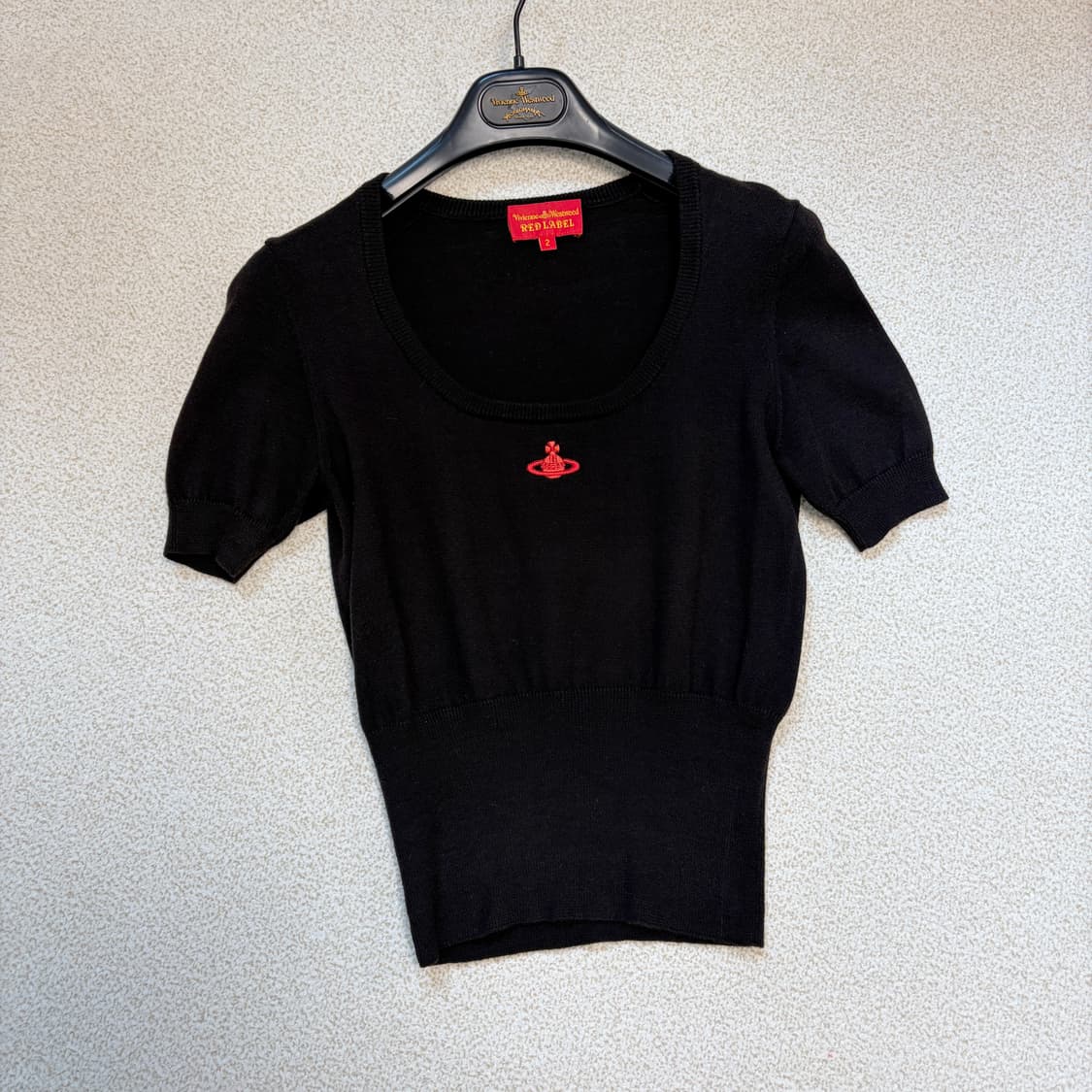 비비안웨스트우드 레드라벨 유넥 반팔 니트 상품이미지5