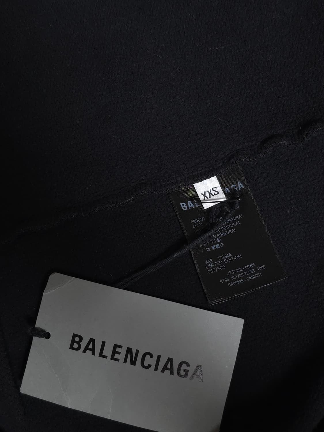 [XXS] 발렌시아가 람슈타인 오버사이즈 후드 블랙 상품이미지7