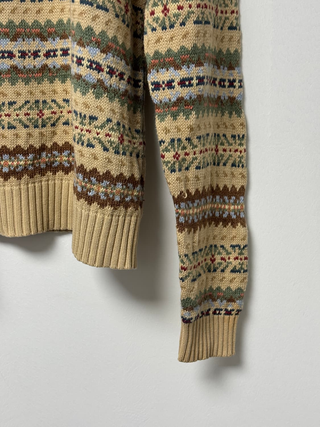 폴로랄프로렌 페어아일 패턴 니트 빈티지 스웨터 L 상품이미지3