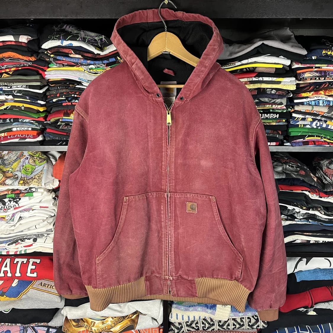 칼하트 J168 캔버스 자켓 카멜 상품이미지1