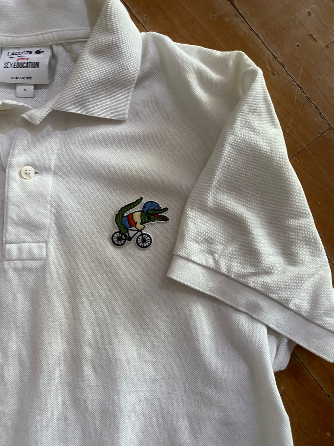 라코스테 넷플릭스 콜라보 카라티 3사이즈 (95~100) 상품이미지4