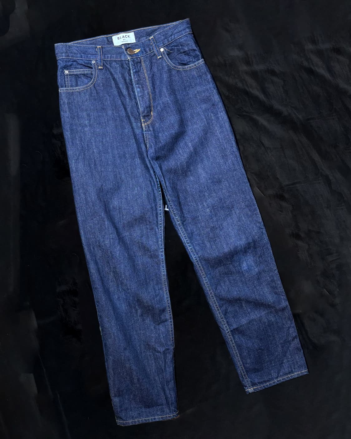 일본빈티지 BLACK BY MOUSSY 생지 데님 팬츠 상품이미지1