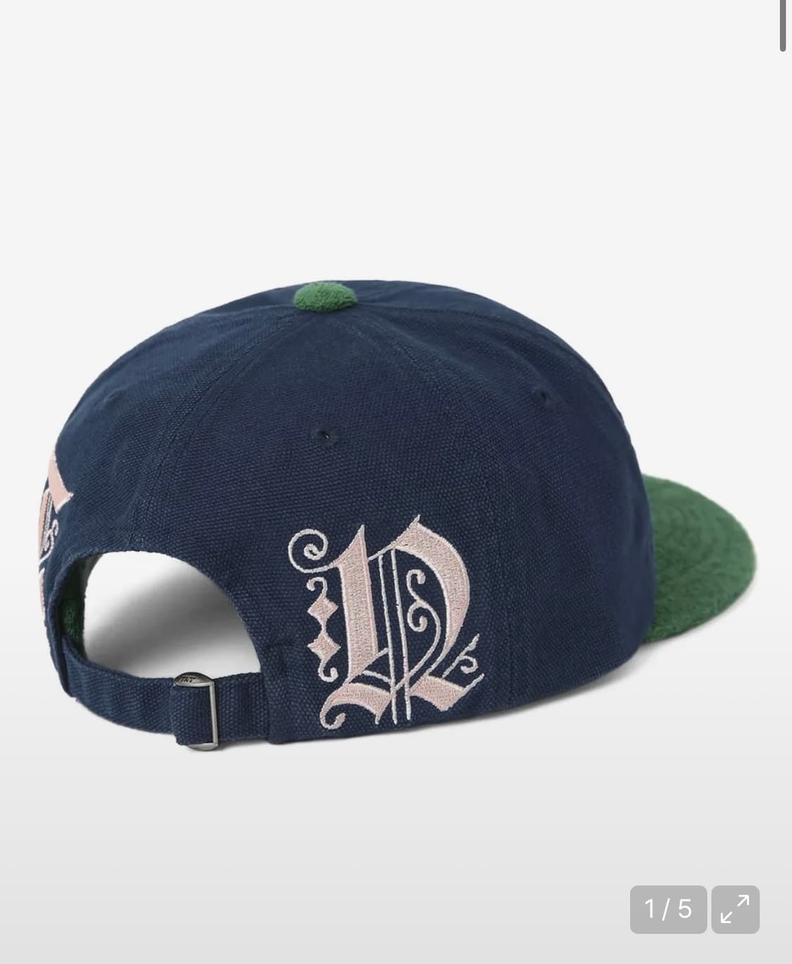 디스이즈네버댓 모자 캡 Fortuna Terry Cap Navy 상품이미지1