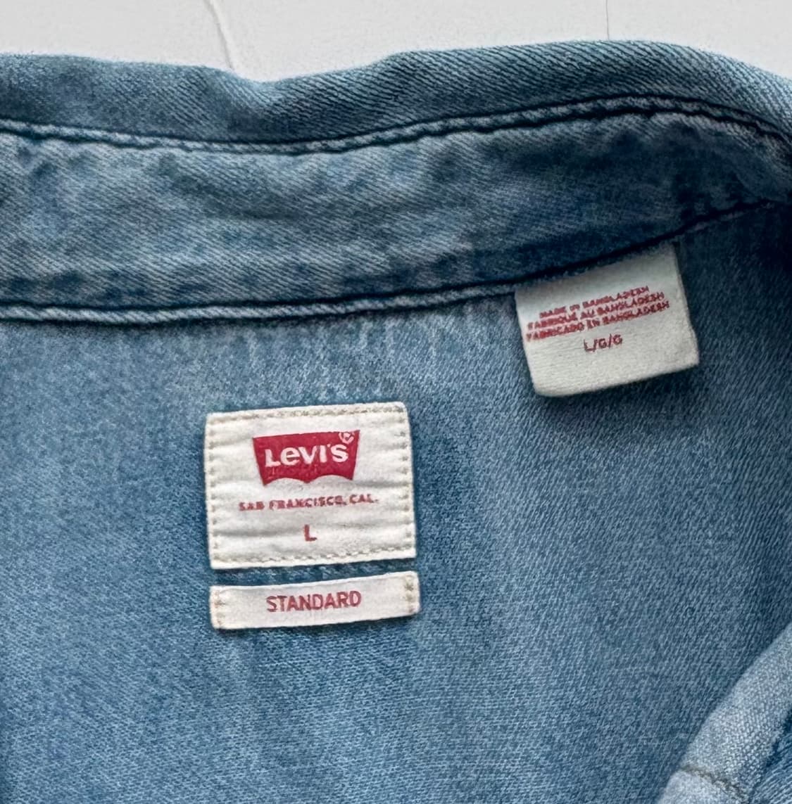 Levi's 리바이스 데님 웨스턴 셔츠 상품이미지3