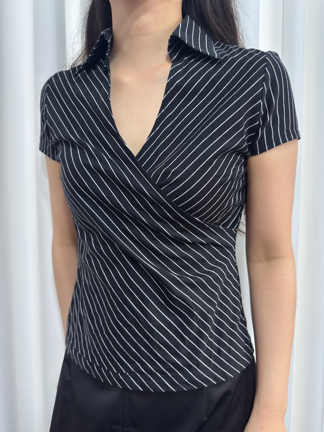 icb wrap slim top 상품이미지2