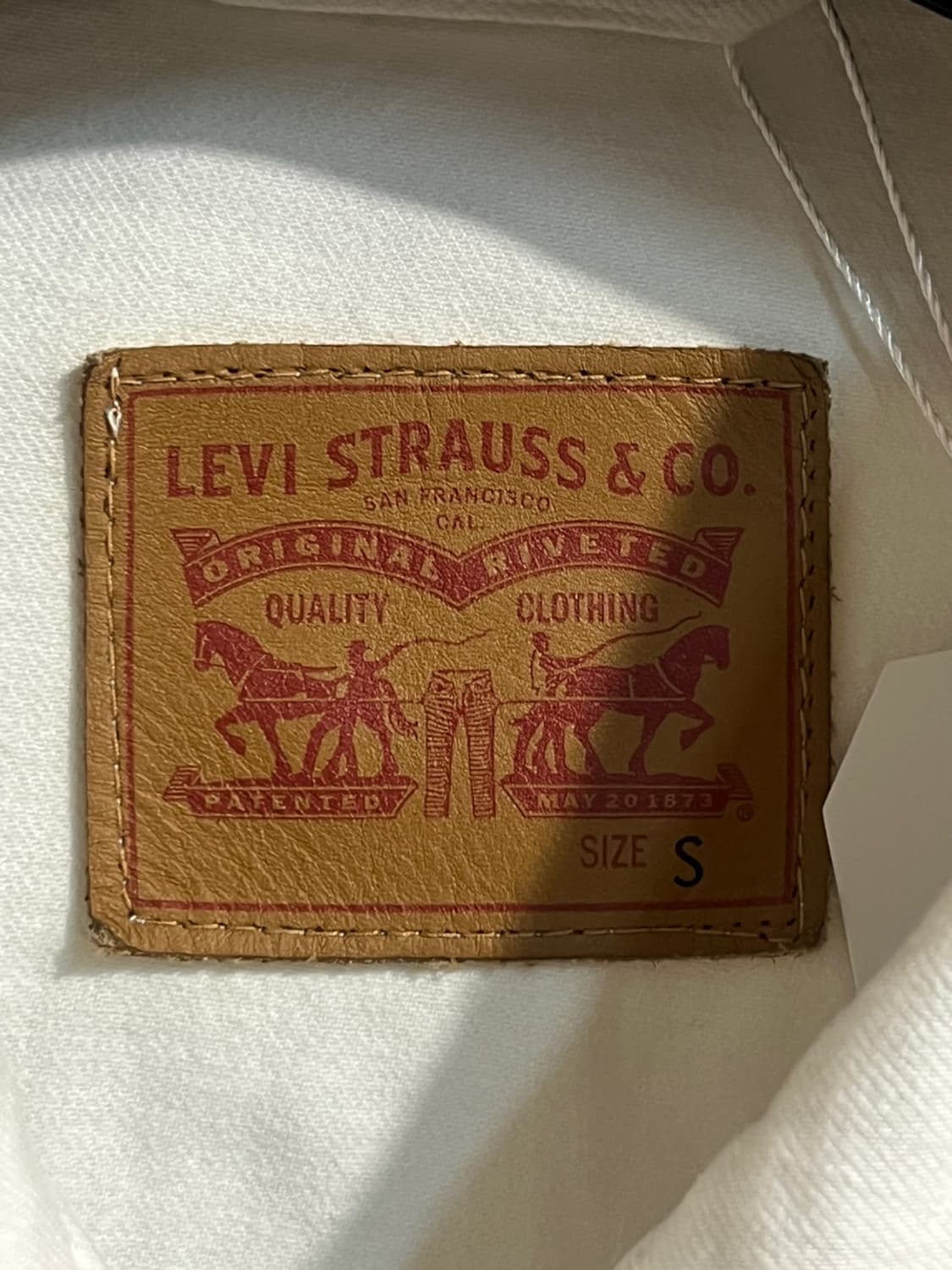 리바이스 크롭 코튼 집업 자켓 상품이미지3