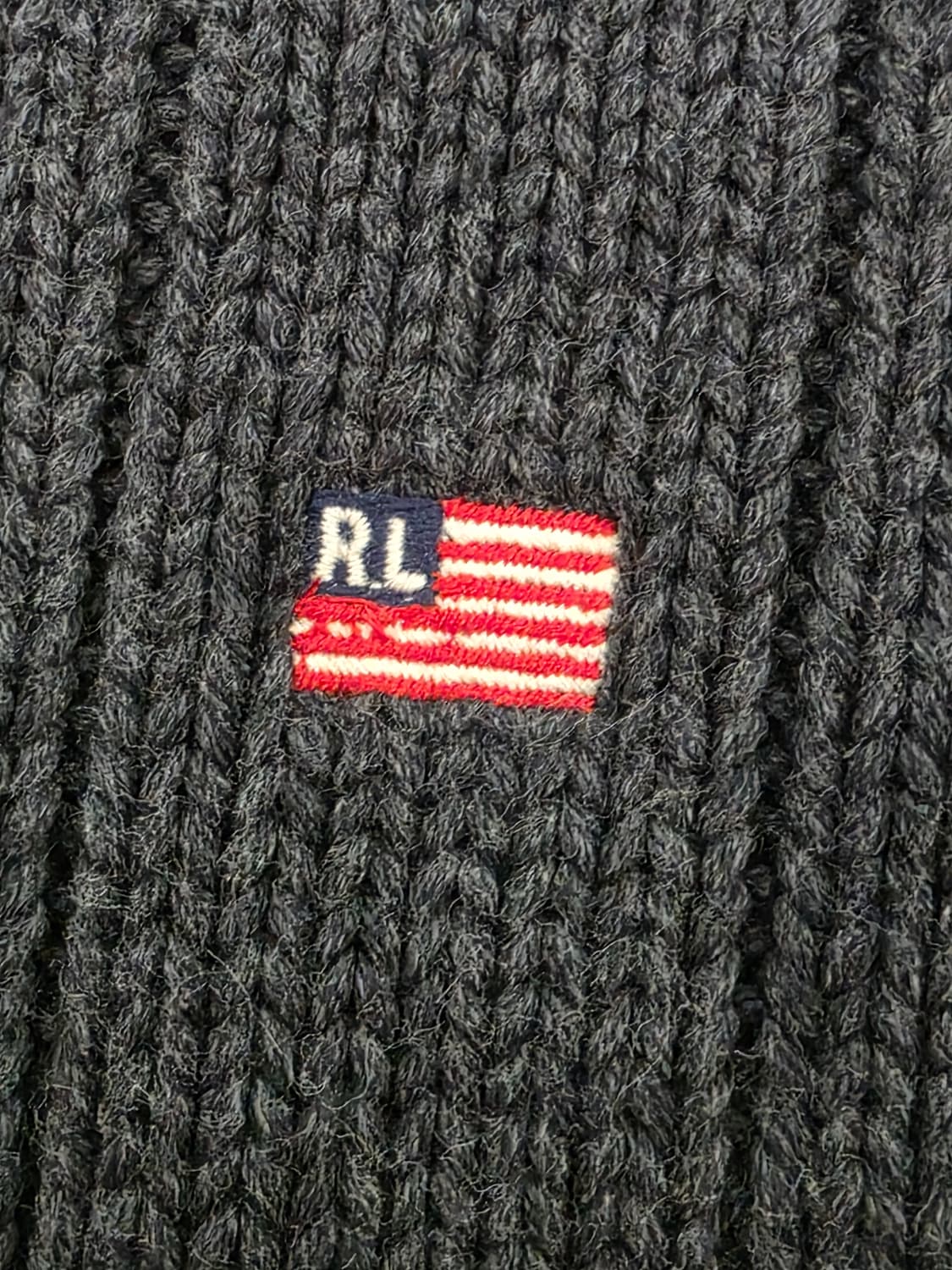 폴로 진스 코튼 반집업 니트 L 상품이미지6