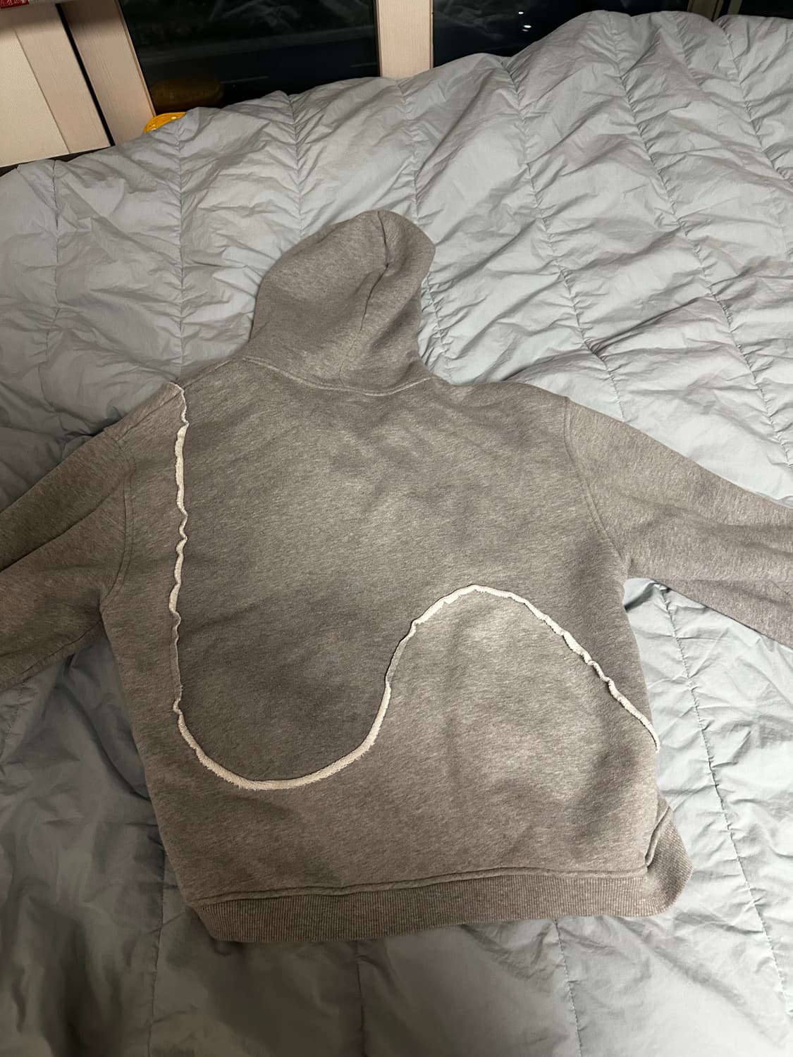 Erl Swirl Zipped Hoodie (Grey) 상품이미지2