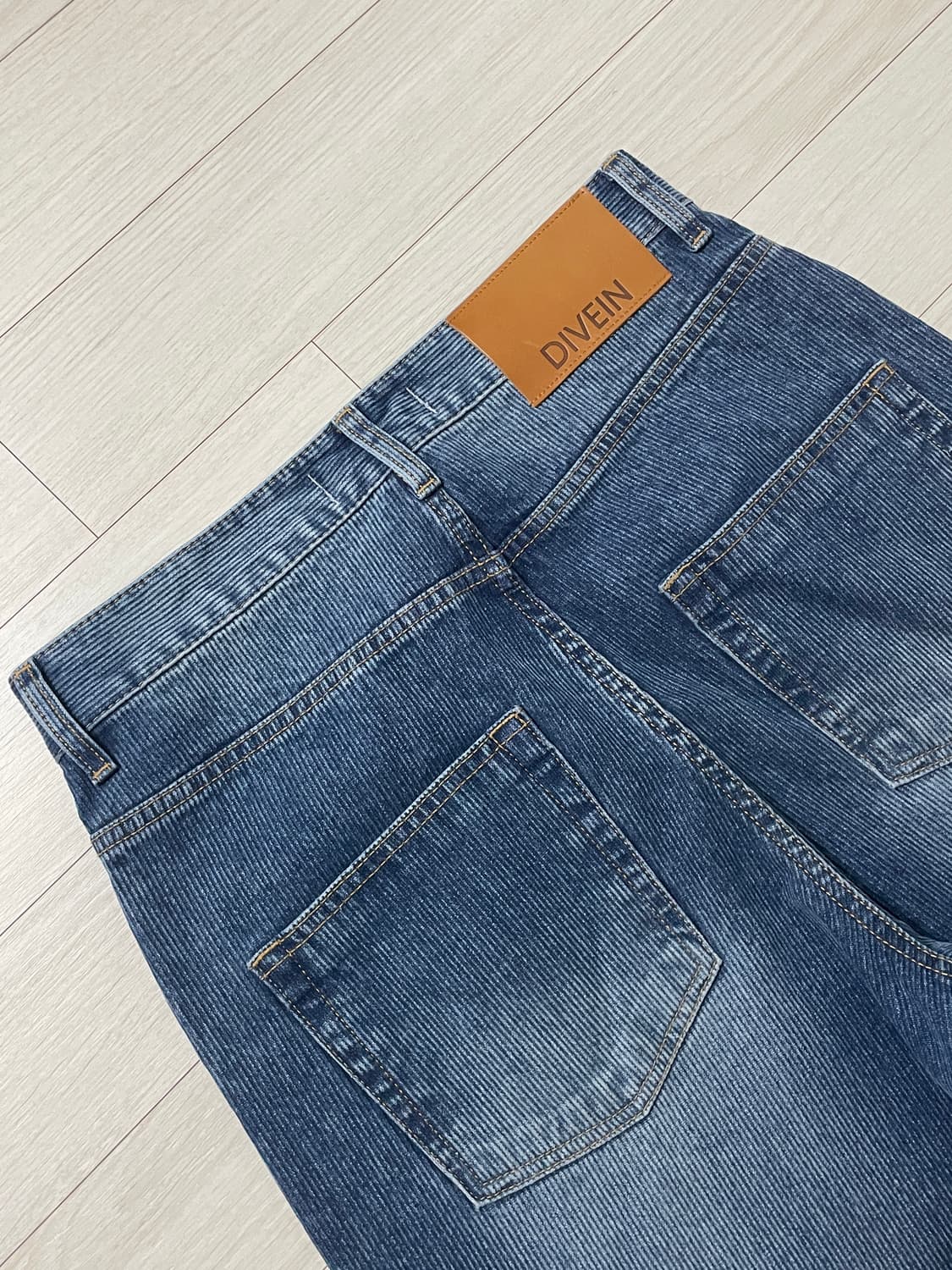 [0]다이브인 루즈드 와이드 데님(리브드 블루) 상품이미지4