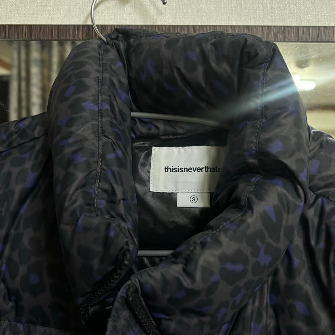 디스이즈네버댓 레오파드 패턴 패딩 S 상품이미지3