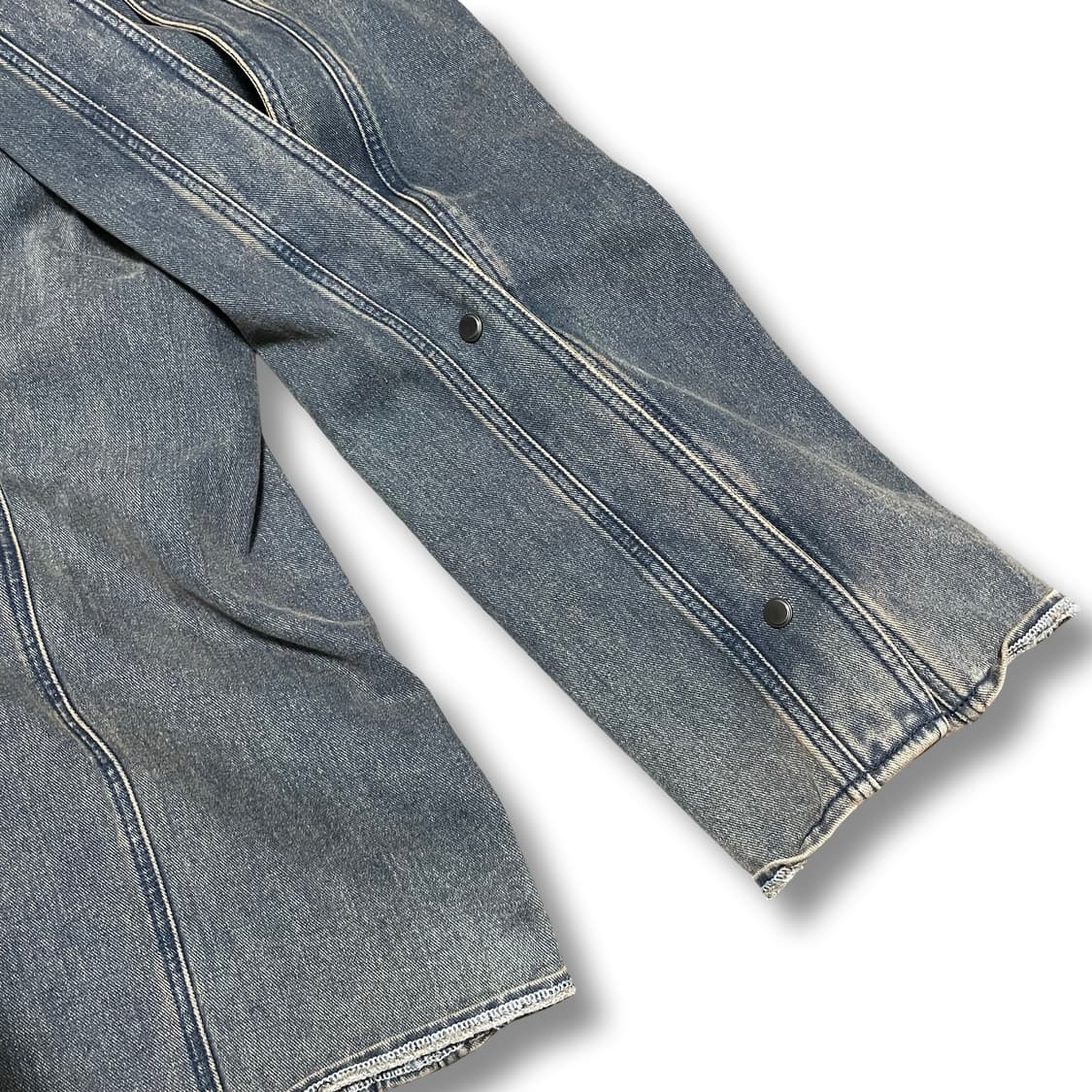 [34] 사이드 버튼 디테일 와이드 데님 팬츠 상품이미지3