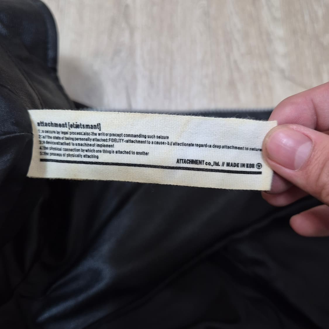 어태치먼트 여성 캐주얼 레더 더블 라이더 자켓 상품이미지5