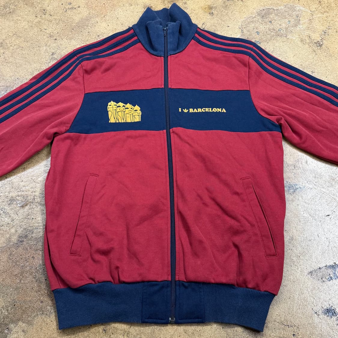 [정품/M] 아디다스 바르셀로나 트랙탑 풀집업 져지 b10 상품이미지3