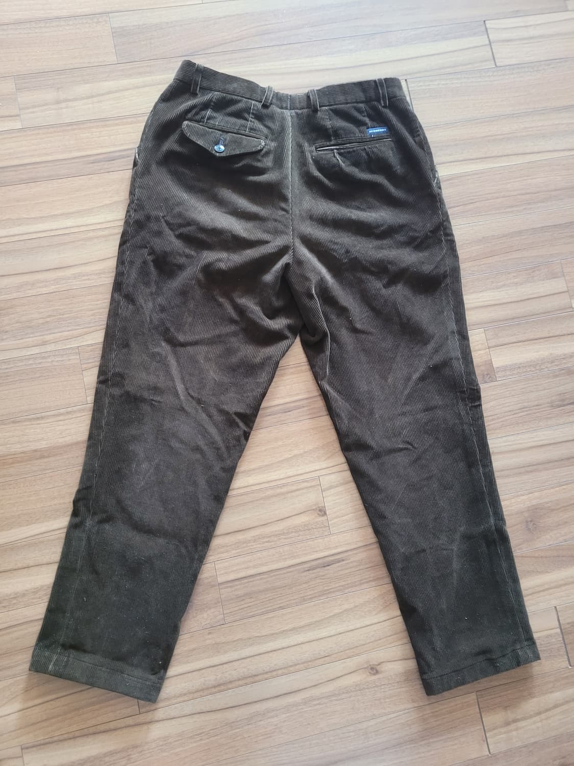 버버리 코듀로이 투턱 팬츠 상품이미지2