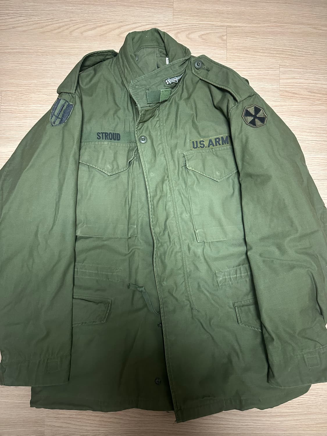 미군 오리지널 60s M65 필드자켓 M/R(미디엄 레귤러) 상품이미지1