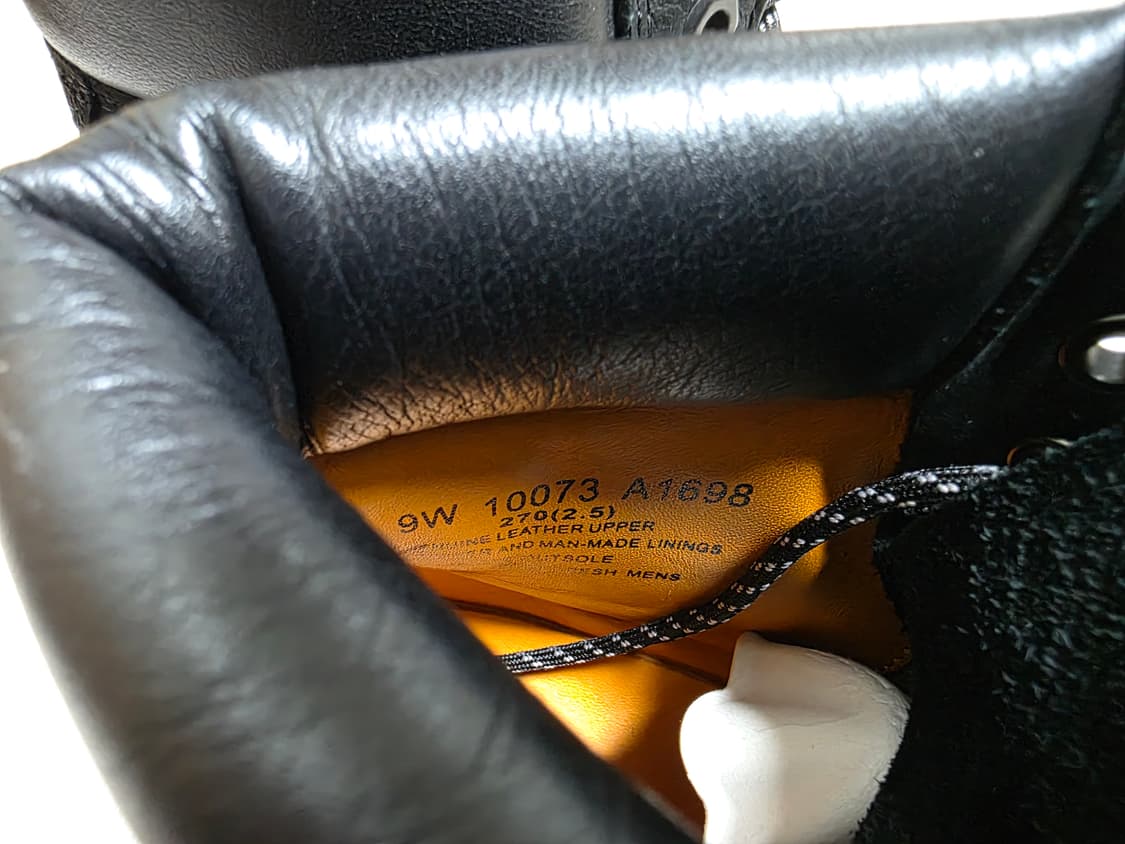 팀버랜드 블랙 6인치 프리미엄 누벅부츠(270~275) 상품이미지9