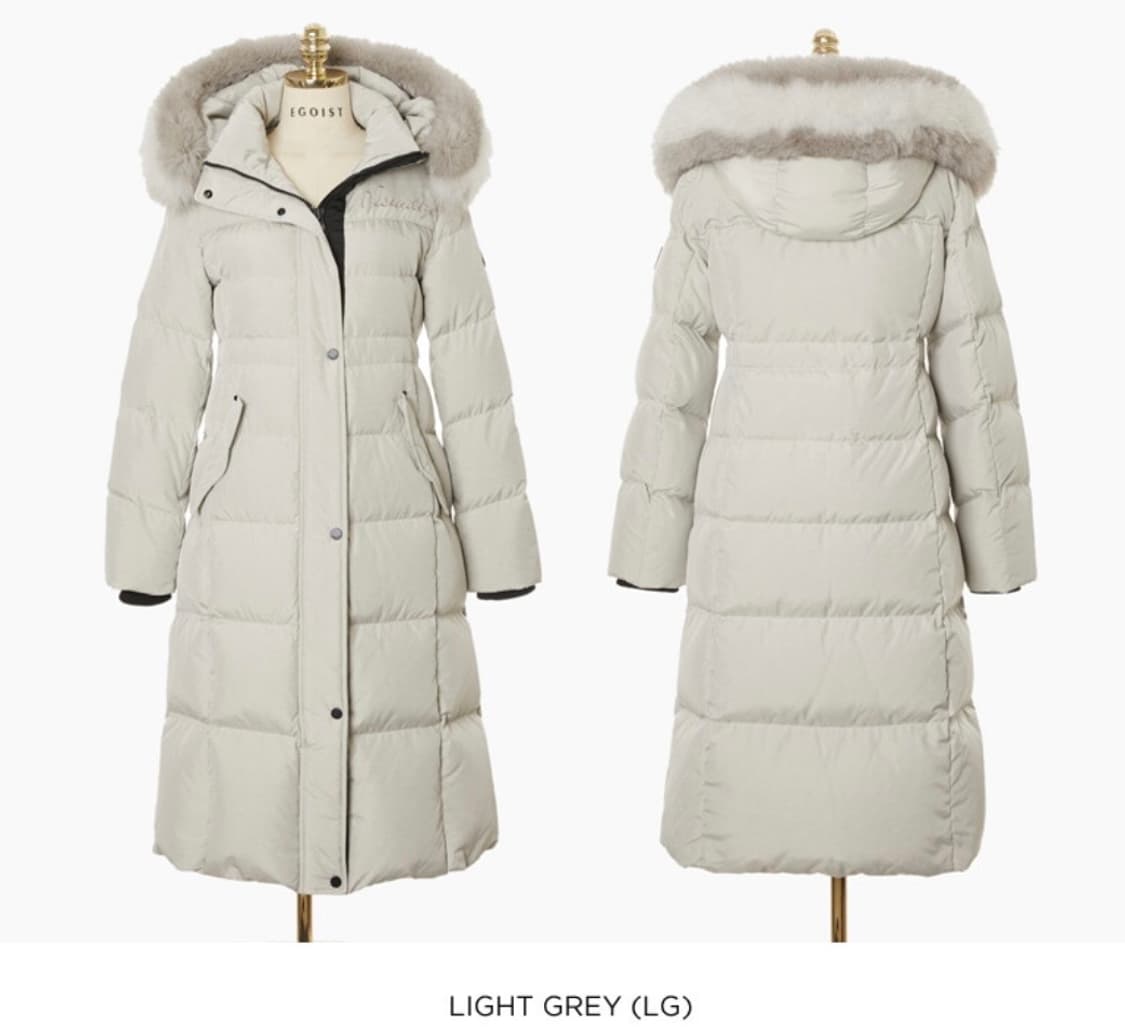 EGOIST 에고이스트 사가폭스 천연모피100% 롱구스다운 상품이미지1