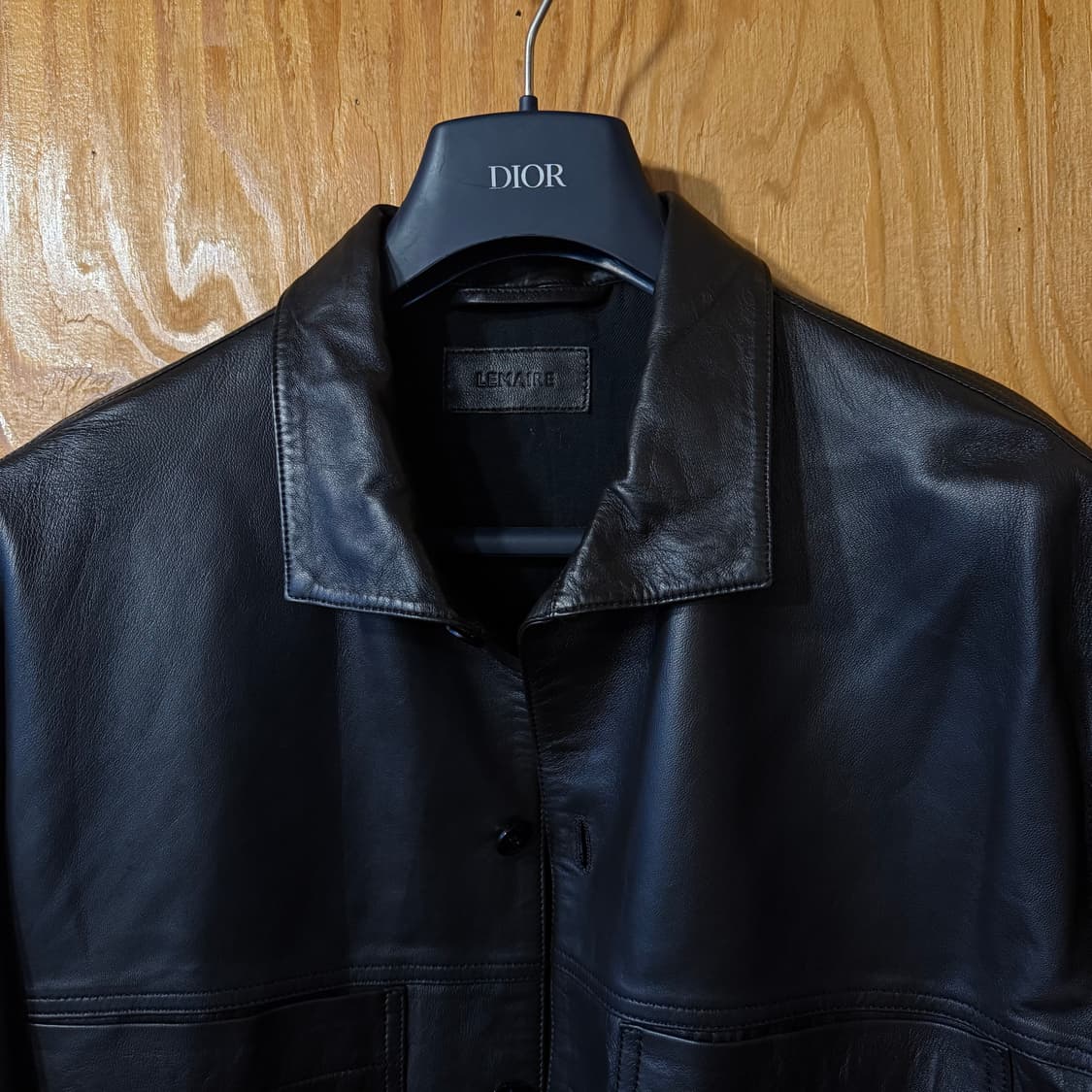 르메르 스탠드 카라 가죽 셔츠 자켓  상품이미지4