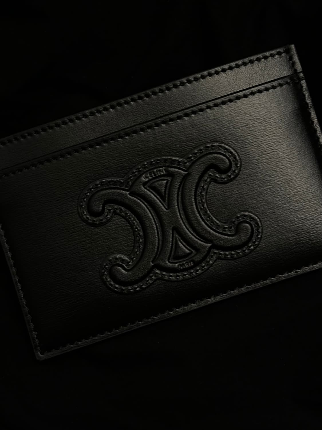 셀린느 트리옹프 카드지갑 블랙 상품이미지1