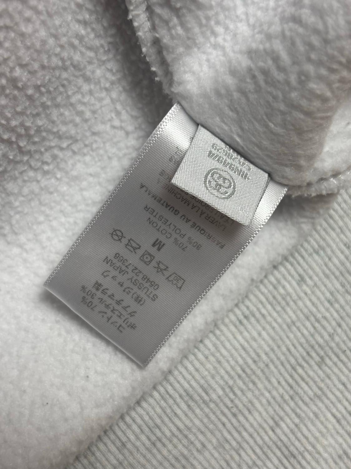 스투시 8볼 후드집업 애쉬 헤더 M 상품이미지5