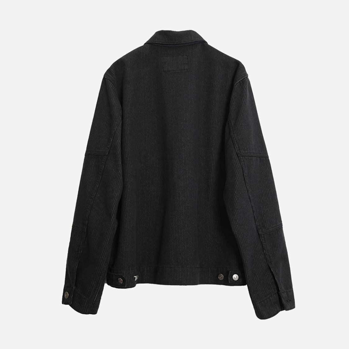 워크 밸런스 데님 자켓 블랙 상품이미지2