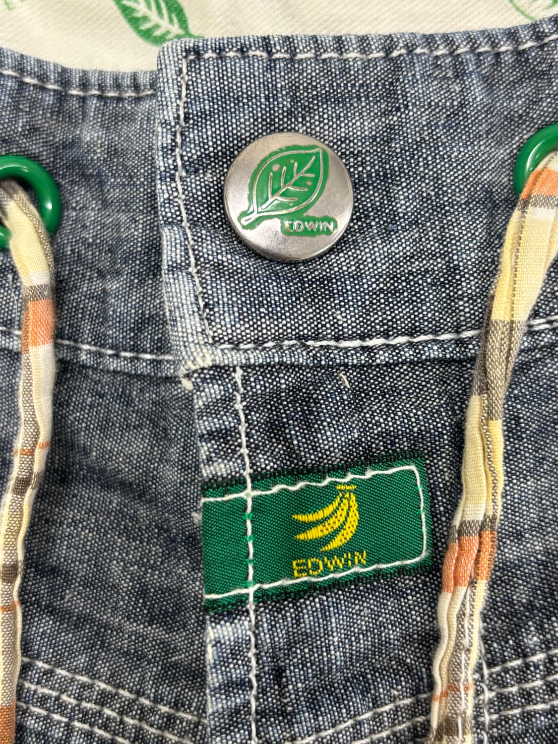 에드윈 중청 바나나로고 패치 스트레이트핏 상품이미지3