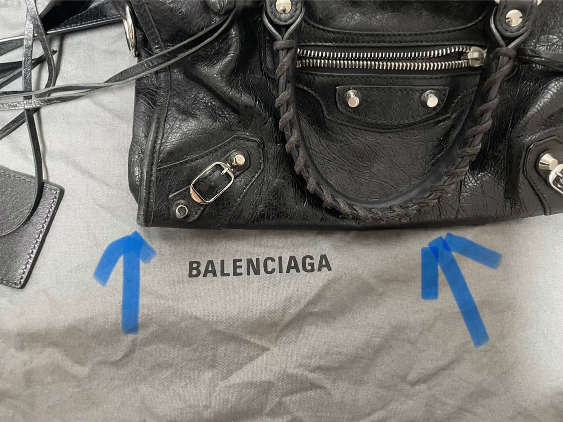 발렌시아가 시티백 스몰 블랙 상품이미지6