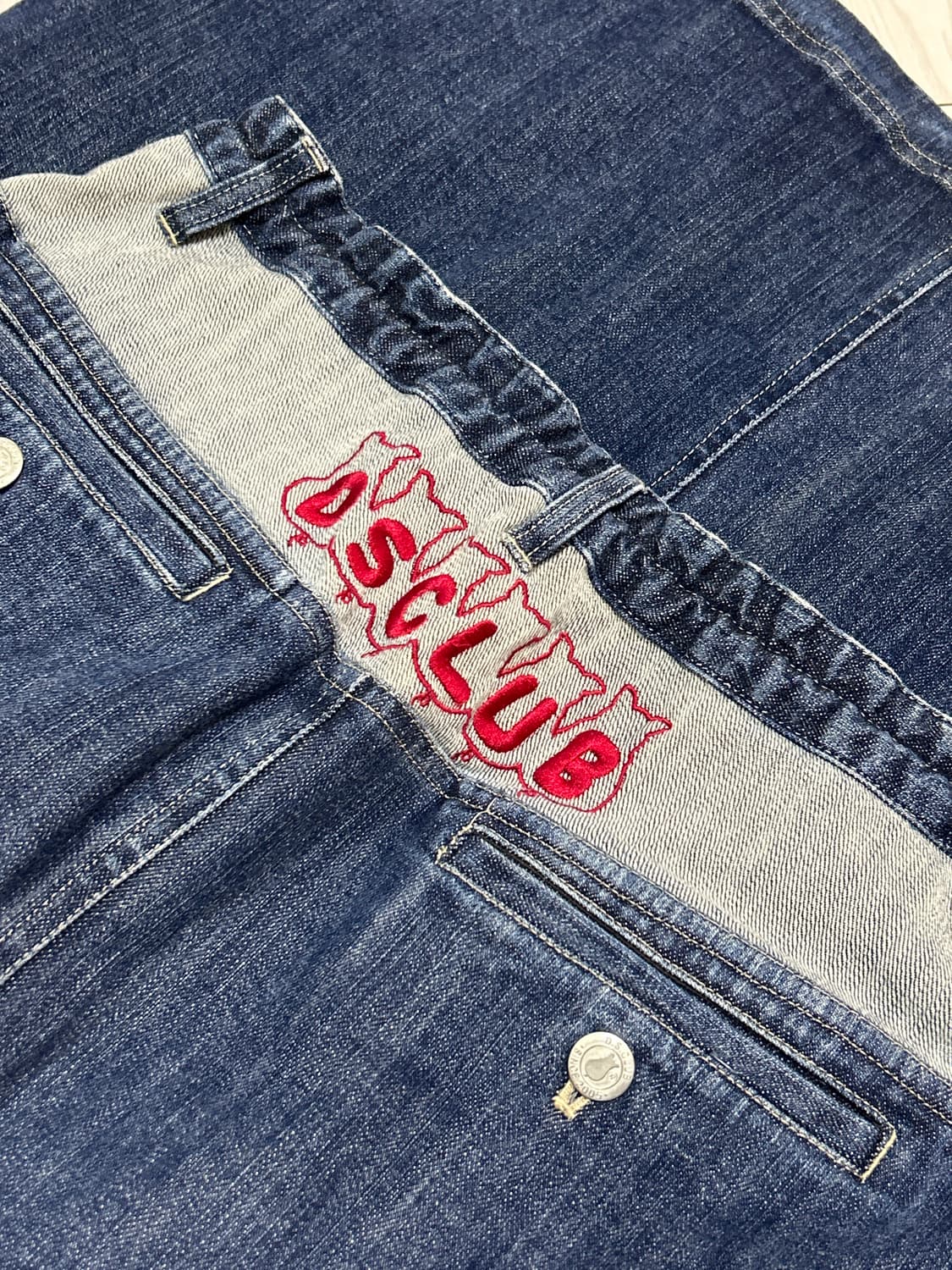 D.S.CLUB 데님 롱스커트 상품이미지4