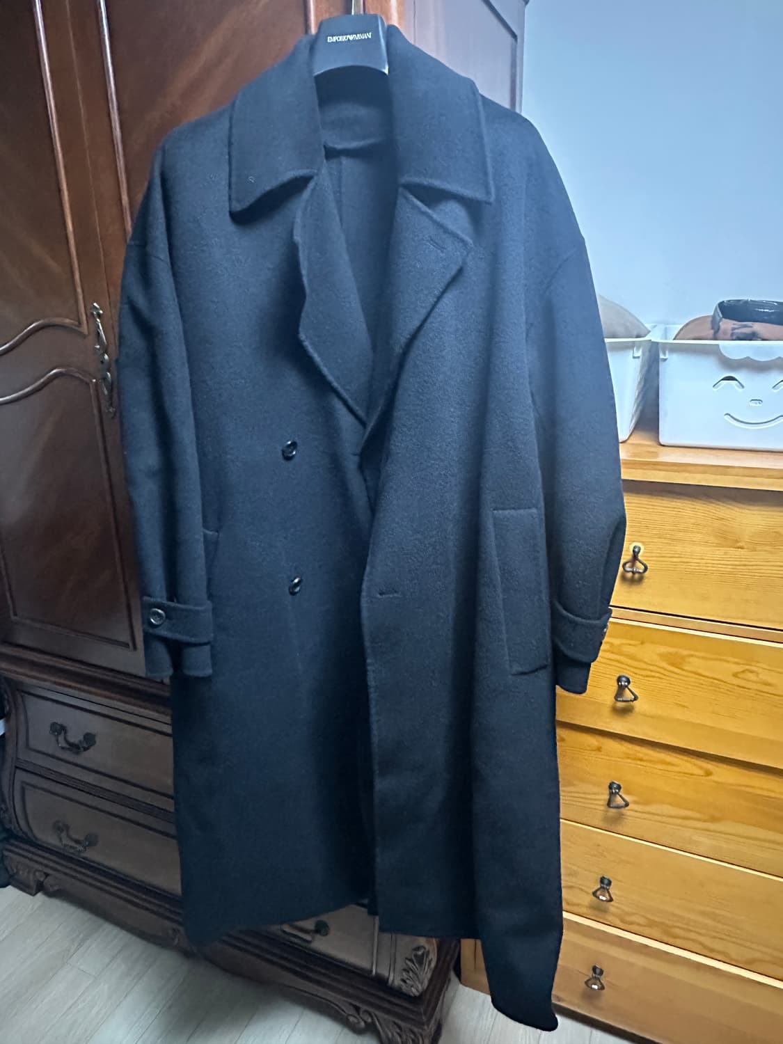 송지오옴므 핸드메이드 더블 코트 상품이미지2