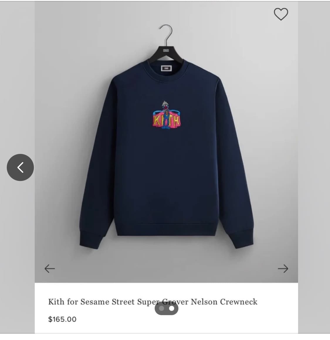 Kith x sesame street 맨투맨 판매합니다. 상품이미지4