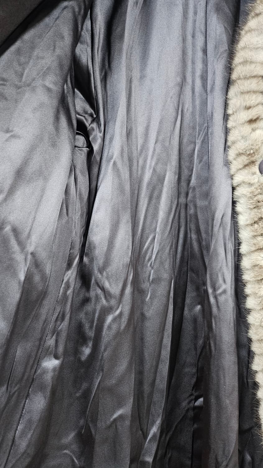 캐시미어  밍크 트래밍 롱코트  상품이미지7