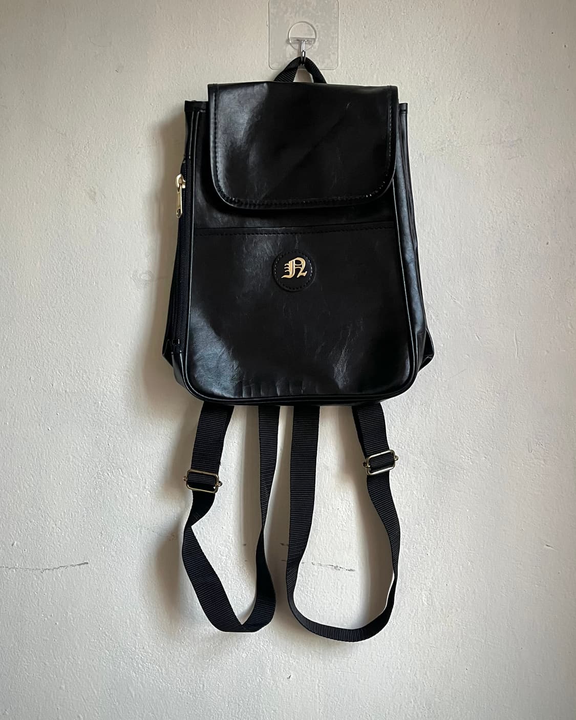 Jpn Vintage Gothic Leather Backpack 상품이미지3