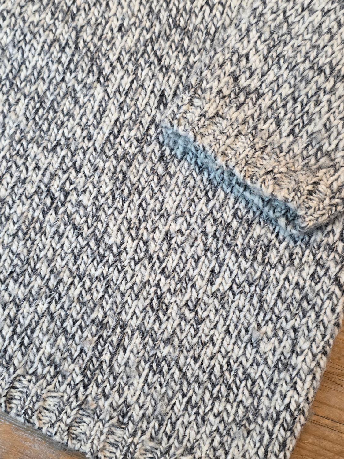 티롤 오스트리아 하프집업 울 니트 상품이미지5