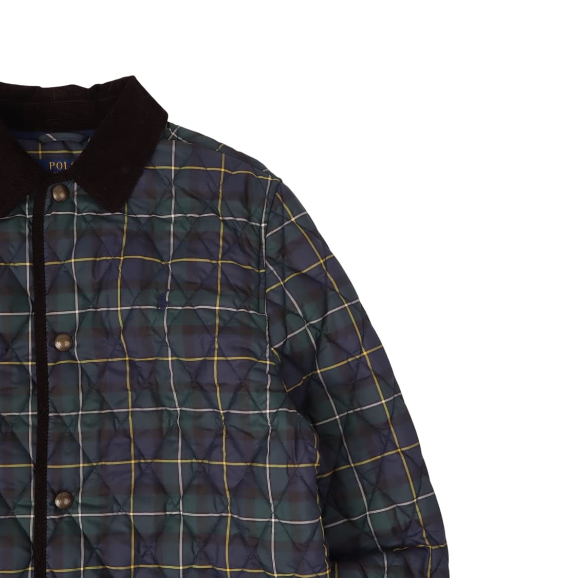 폴로 랄프로렌 플레이드 체크 카코트 퀄팅 자켓 상품이미지3