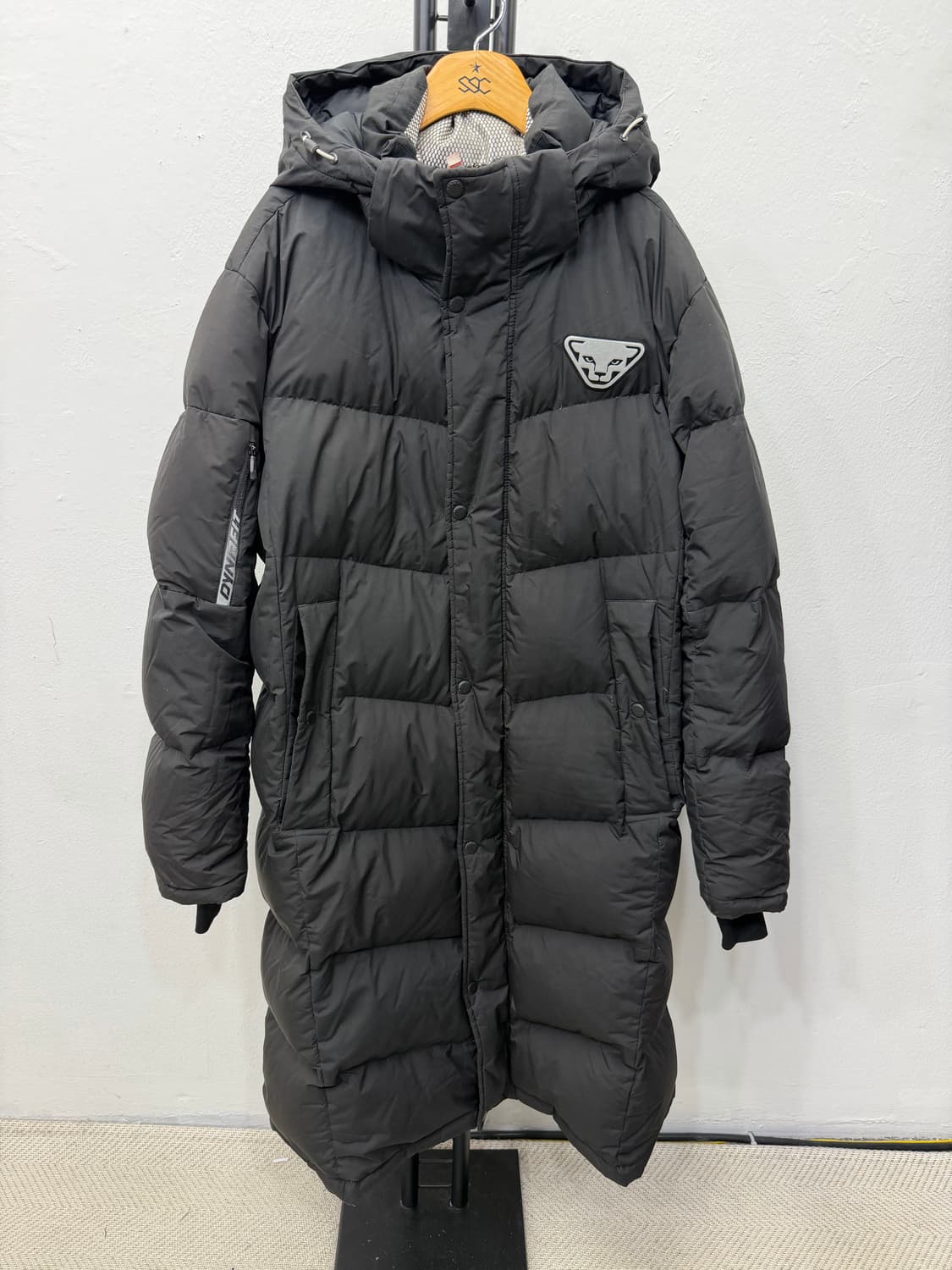정품) 다이나핏 남성 블랙 롱패딩 L 상품이미지1
