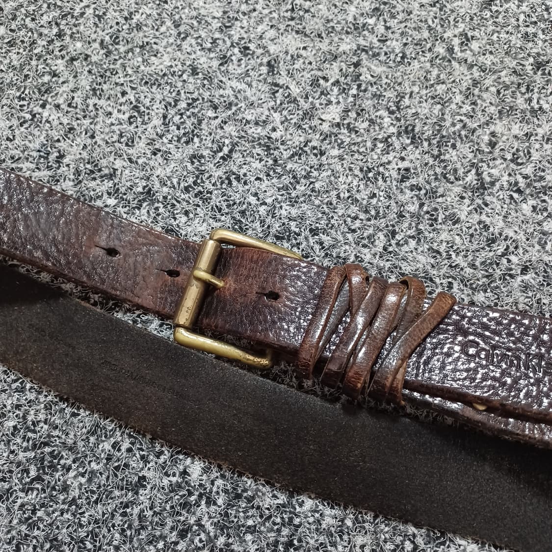 vintage leather belt ck 상품이미지2