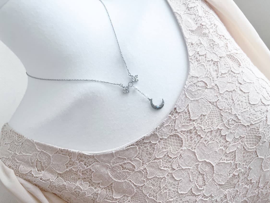 Mood Drop Necklace 달 드롭 써지컬 목걸이 상품이미지5