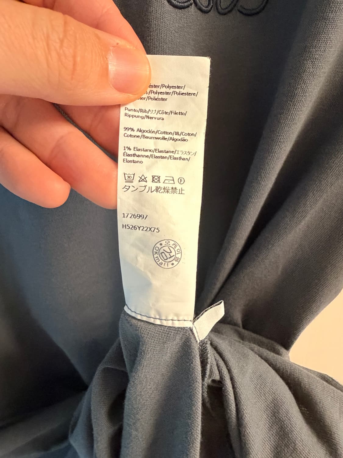 로에베 로고 티셔츠 XL 상품이미지4