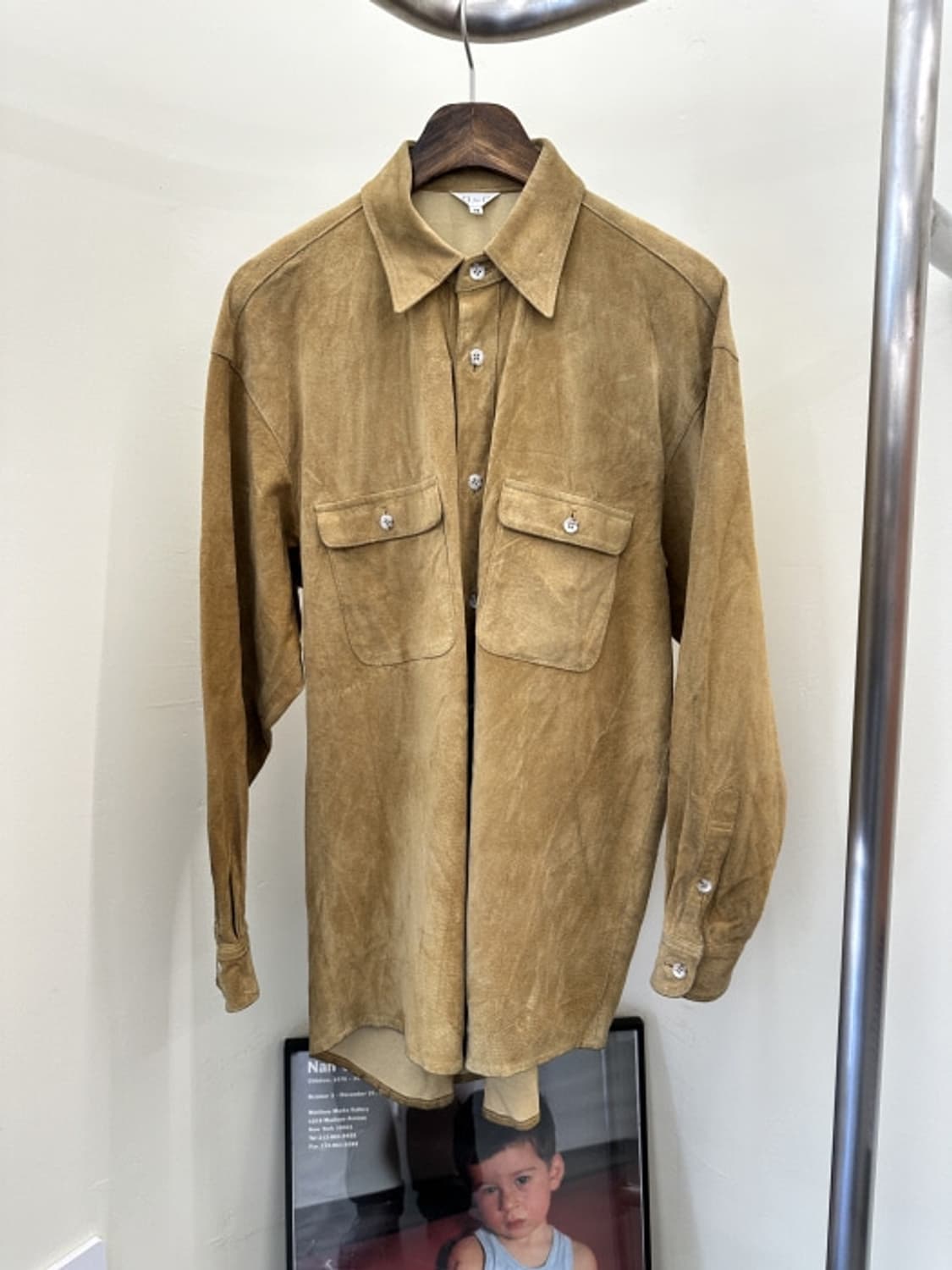 90’s Q for C leather shirts 상품이미지1