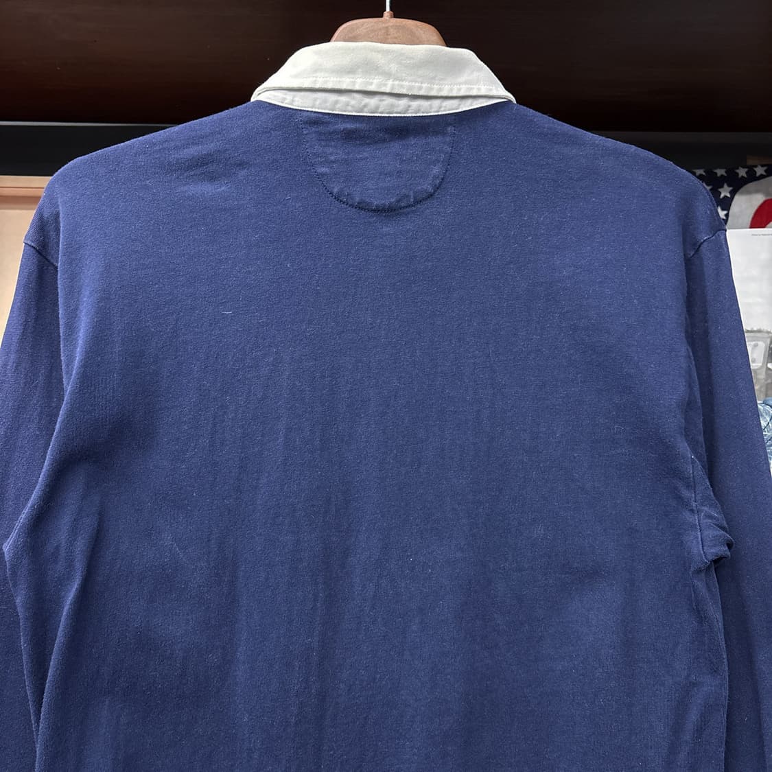 90s 폴로 랄프로렌 칼리지 크레스트 와펜 아이비 럭비셔츠 N1003 상품이미지6