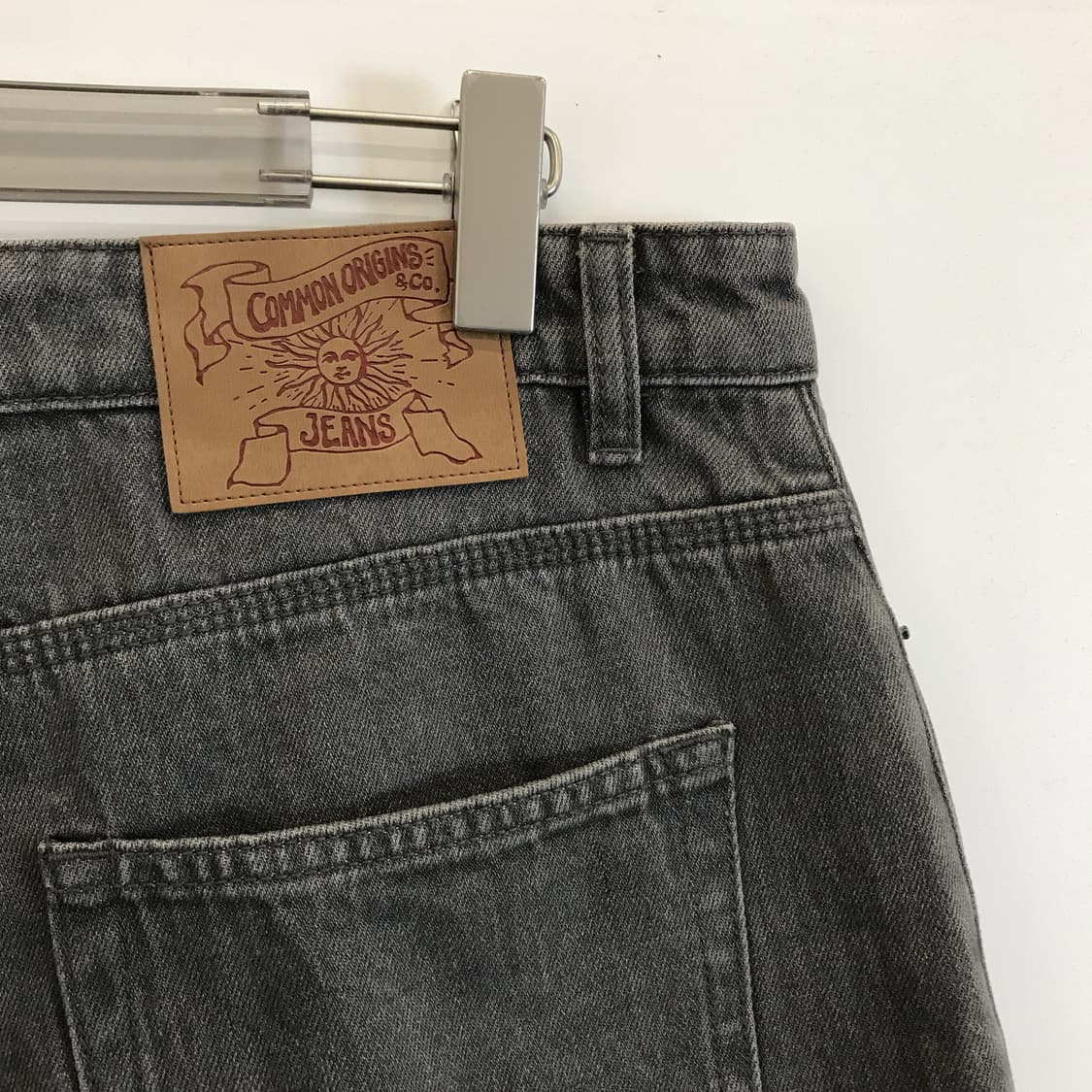 쿠어 COOR 와이드레그 청바지 [L사이즈] 상품이미지4