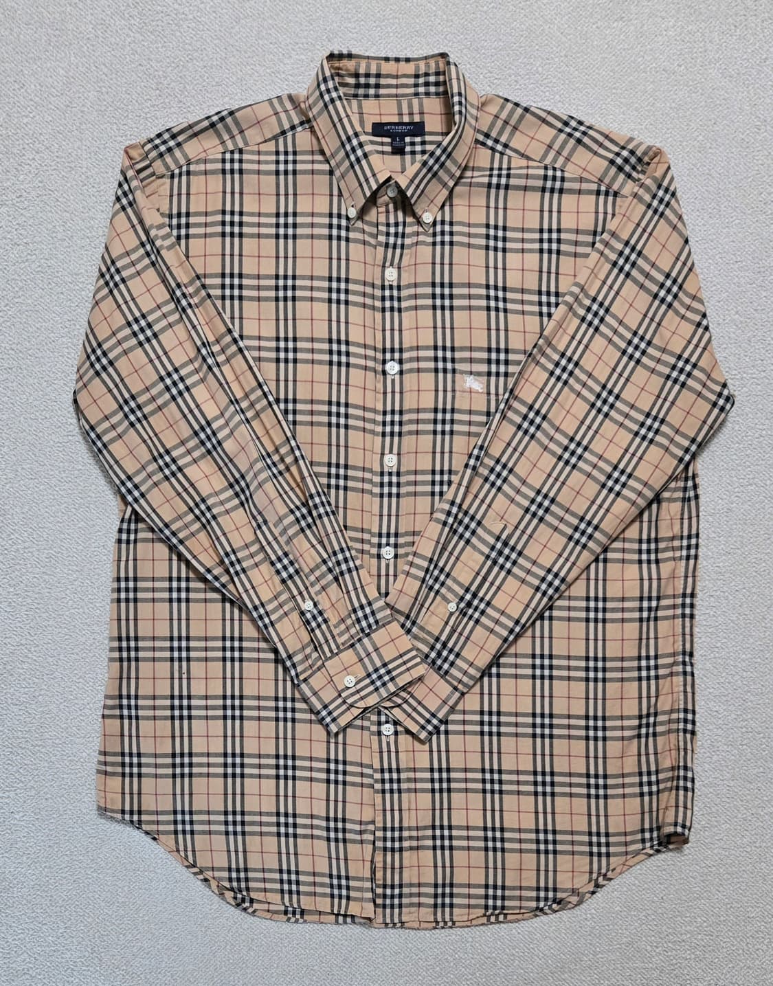 버버리 클래식 체크 셔츠 상품이미지1